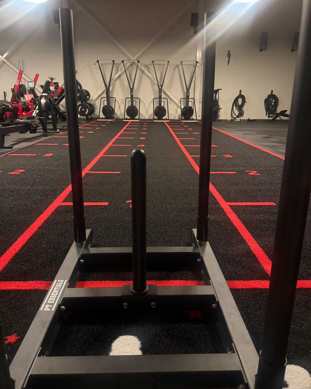 Sledetrack voor Hyrox training in de private gym in Zwolle